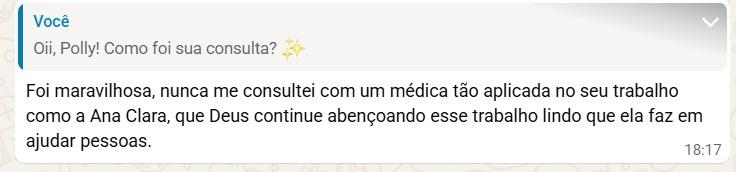 Depoimento de paciente 5