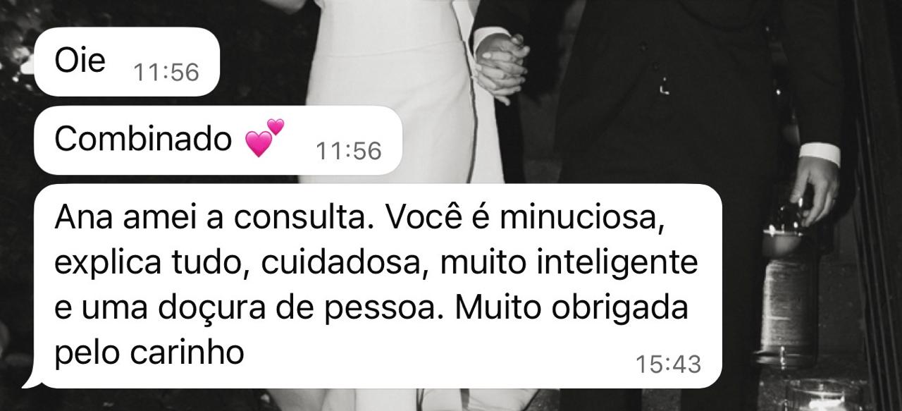 Depoimento de paciente 1