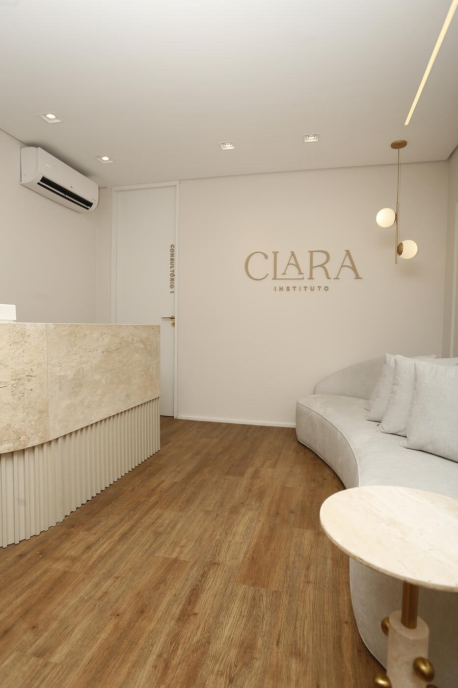 Instituto Clara — detalhe do espaço de atendimento